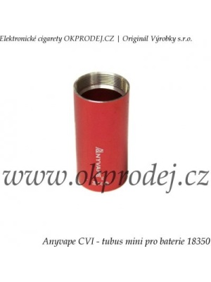 Anyvape CVI - tubus mini pro baterie 18350 red