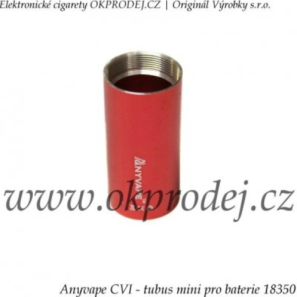 Anyvape CVI - tubus mini pro baterie 18350 red