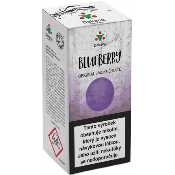 Borůvka / Blueberry - E-liquid náplň DEKANG - 10ml - 6 mg