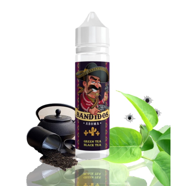 EXPRAN GmbH Příchuť Bandidos - Green Tea Black Tea (Shake & Vape)