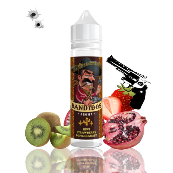 EXPRAN GmbH Příchuť Bandidos - Kiwi Strawberry Pomegranate (Shake & Vape)