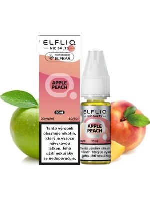 Elf Bar Liquid ELFLIQ Nic SALT Apple Peach 10ml - 20mg