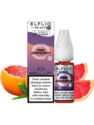 Elf Bar Liquid ELFLIQ Nic SALT Pink Grapefruit 10ml - 10mg