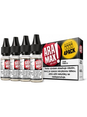 Liquid ARAMAX 4Pack Cigar Tobacco 4x10ml - 12 mg