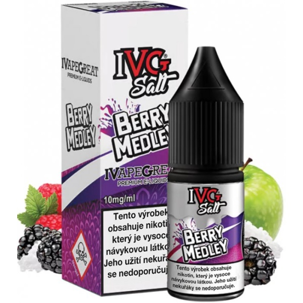 Liquid IVG SALT Berry Medley 10ml - 10mg