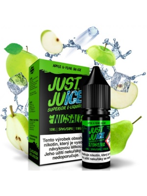 Liquid Just Juice SALT Apple & Pear On Ice 10ml - 11mg