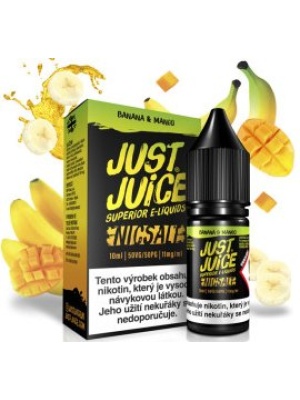 Liquid Just Juice SALT Banana & Mango 10ml - 11mg