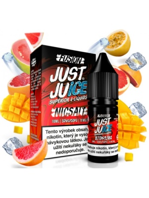 Liquid Just Juice SALT Fusion Mango & Blood Orange On Ice 10ml - 11mg