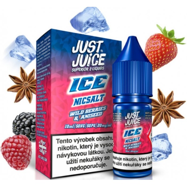 Liquid Just Juice SALTICE Wild Berries & Aniseed 10ml - 20mg