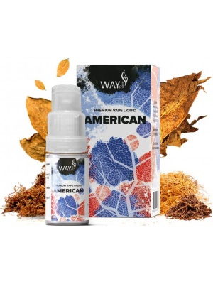 Liquid WAY to Vape American 10ml - 0mg