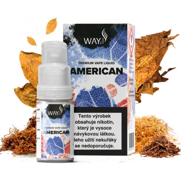 Liquid WAY to Vape American 10ml - 6mg