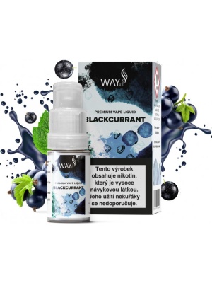 Liquid WAY to Vape Blackcurrant 10ml - 12mg