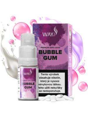 Liquid WAY to Vape Bubble Gum 10ml - 12mg