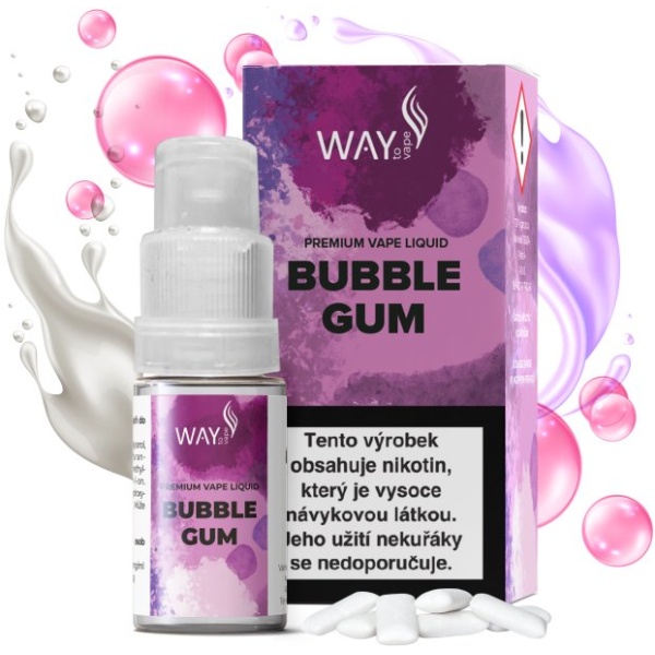 Liquid WAY to Vape Bubble Gum 10ml - 12mg