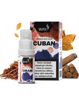 Liquid WAY to Vape Cuban 10ml - 12mg