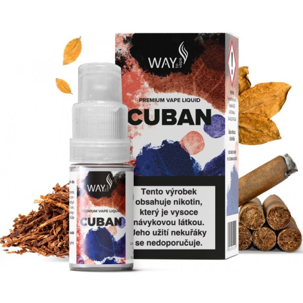 Liquid WAY to Vape Cuban 10ml - 12mg