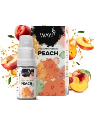 Liquid WAY to Vape Peach 10ml - 0mg