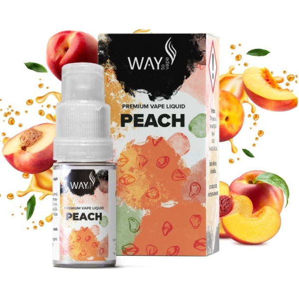 Liquid WAY to Vape Peach 10ml - 0mg