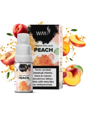 Liquid WAY to Vape Peach 10ml - 12mg