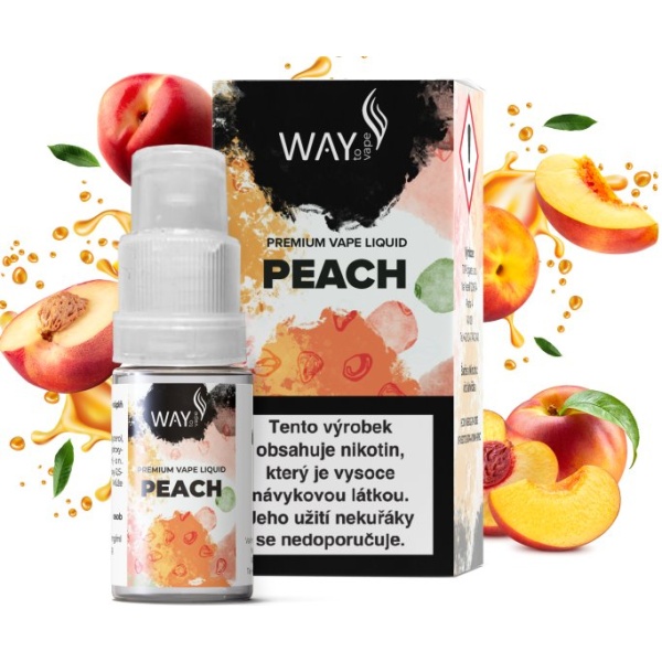 Liquid WAY to Vape Peach 10ml - 6mg