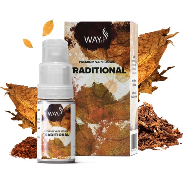 Liquid WAY to Vape Traditional 10ml - 0mg