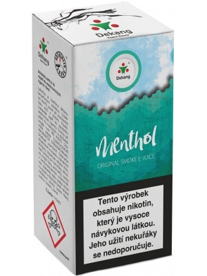 Mentol / Menthol - E-liquid náplň DEKANG - 10ml - 16 mg