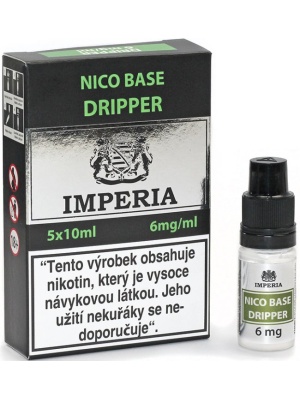 Nikotinová báze IMPERIA Dripper 5x10ml PG30-VG70 - 6 mg