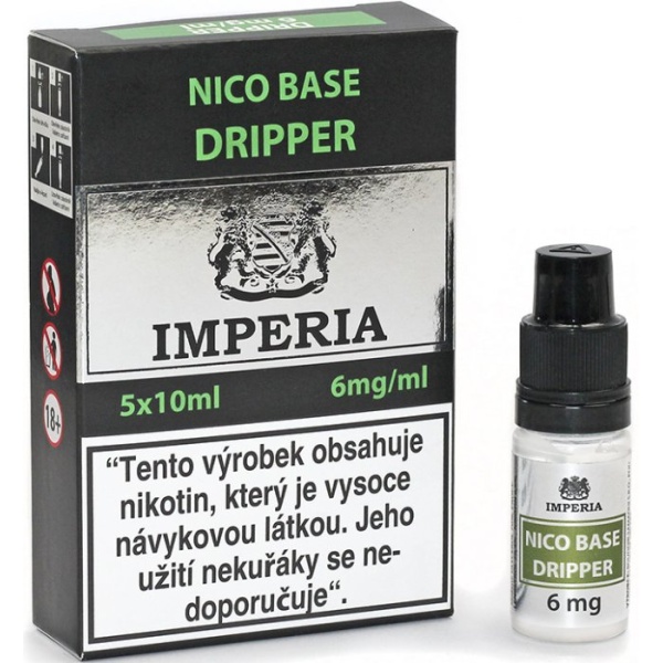 Nikotinová báze IMPERIA Dripper 5x10ml PG30-VG70 - 6 mg