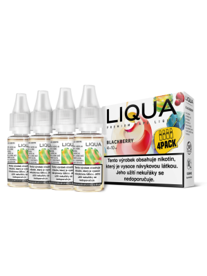 RITCHY Blackberry 4x10ml  (ostružina) - Liquid LIQUA Elements 4Pack - 6 mg