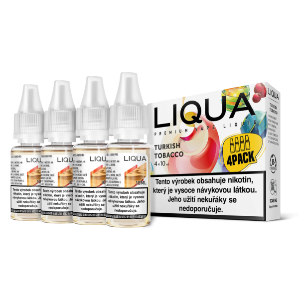 RITCHY Turkish tobacco 4x10ml  (Turecký tabák) - Liquid LIQUA Elements 4Pack - 12 mg