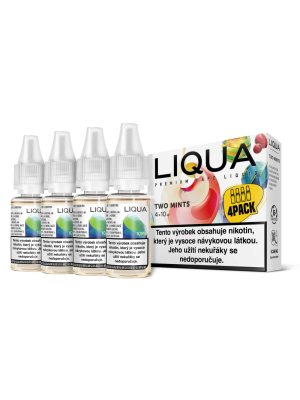 RITCHY Two mints 4x10ml  (Chuť máty a mentolu) - Liquid LIQUA Elements 4Pack - 3 mg