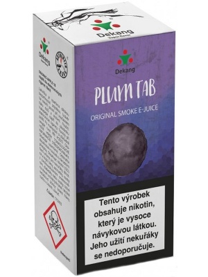 Sušená švestka / Plum TAB - E-liquid náplň DEKANG - 10ml - 18 mg