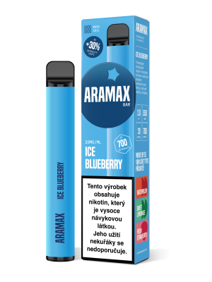 Aramax Bar 700 vapo Ice Blueberry 550mAh 2ml 20mg 1 ks