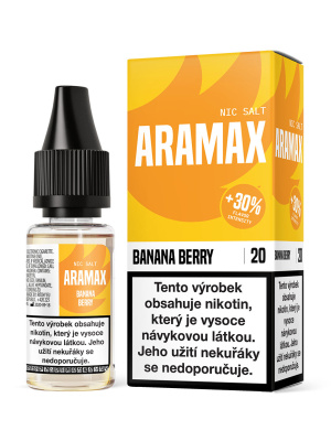 Liquid Aramax Nic Salt - Banana Berry 10ml