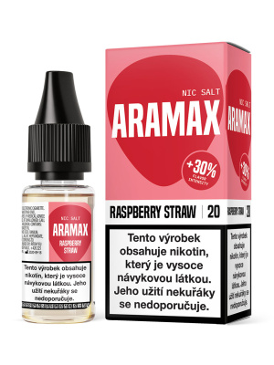 Liquid Aramax Nic Salt - Raspberry Straw 10ml