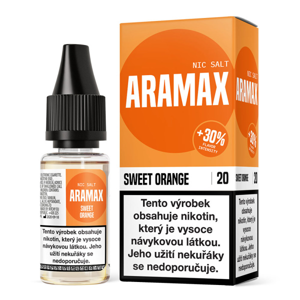 Liquid Aramax Nic Salt - Sweet Orange 10ml