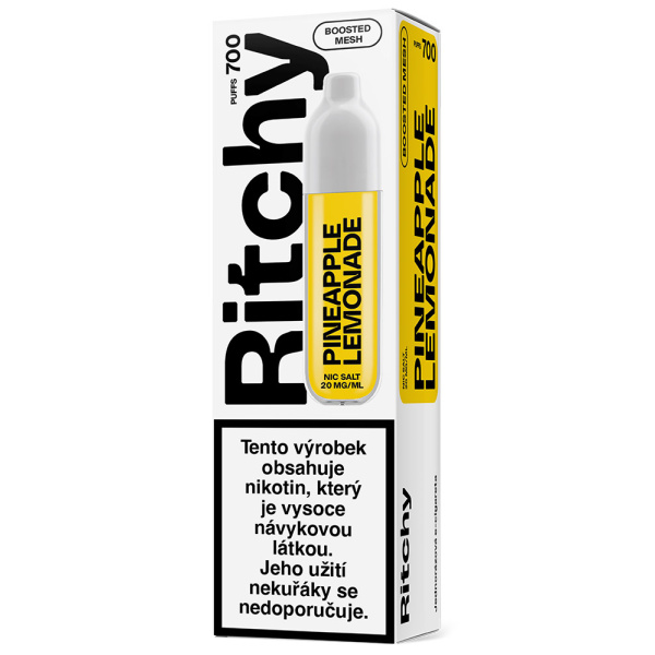 Ritchy Bar 700 vapo Pineapple Lemonade 500mAh 2ml 20mg 1 ks