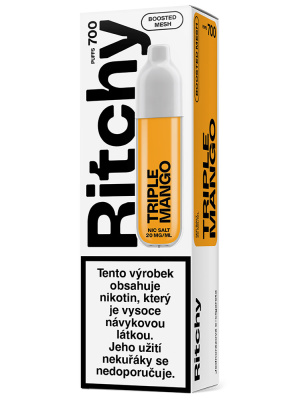 Ritchy Bar 700 vapo Trio Mango 500mAh 2ml 20mg 1 ks