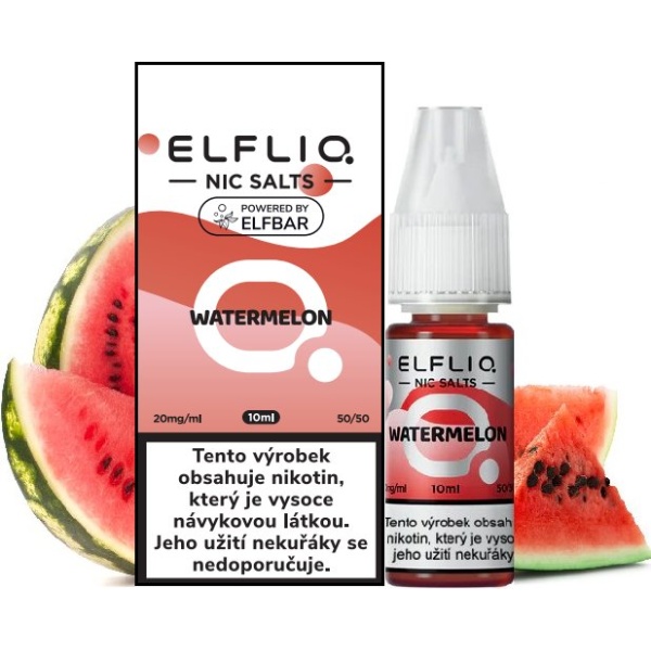 Elf Bar Liquid ELFLIQ Nic SALT Watermelon 10ml - 20mg