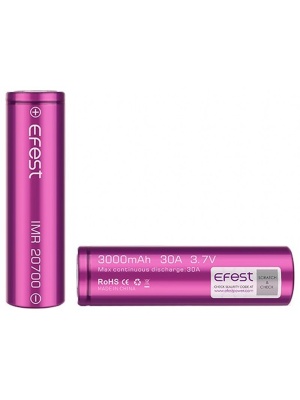 Baterie Efest IMR 20700 - 3000mAh 30A