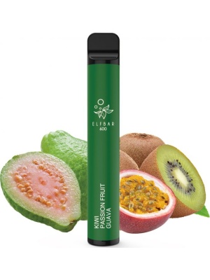 Elf Bar 600 vapo 20mg Kiwi Passion Fruit Guava