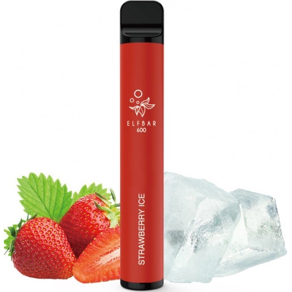 Elf Bar 600 vapo 20mg Strawberry Ice