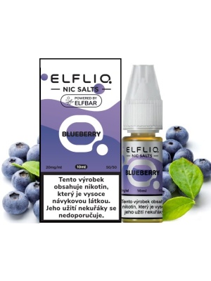 Elf Bar Liquid ELFLIQ Nic SALT Blueberry 10ml - 20mg