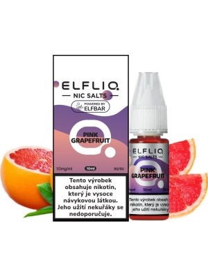 Elf Bar Liquid ELFLIQ Nic SALT Pink Grapefruit 10ml - 10mg