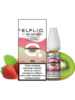 Elf Bar Liquid ELFLIQ Nic SALT Strawberry Kiwi 10ml - 10mg