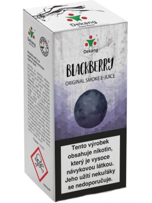 Liquid Dekang Blackberry 10ml - 18mg (Ostružina)