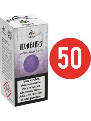 Liquid Dekang Fifty Blueberry 10ml - 18mg (Borůvka)