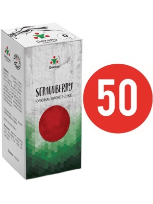 Liquid Dekang Fifty Strawberry 10ml - 0mg (Jahoda)