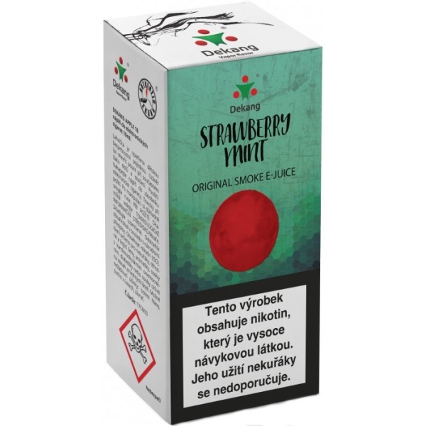 Liquid Dekang Strawberry Mint 10ml - 11mg (Jahoda s mátou)