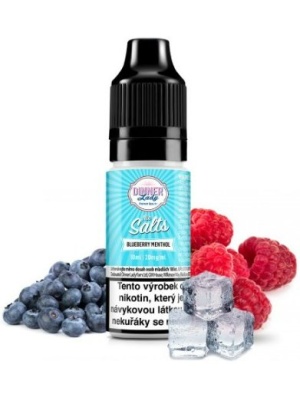 Liquid Dinner Lady Nic SALT Blueberry Menthol 10ml - 20mg